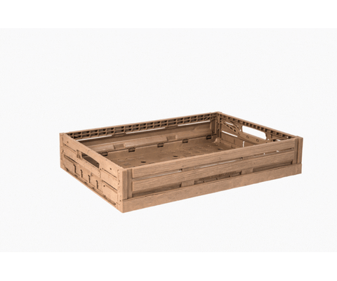 6411 Wood Look - Caja plegable 60x40x11,3cm