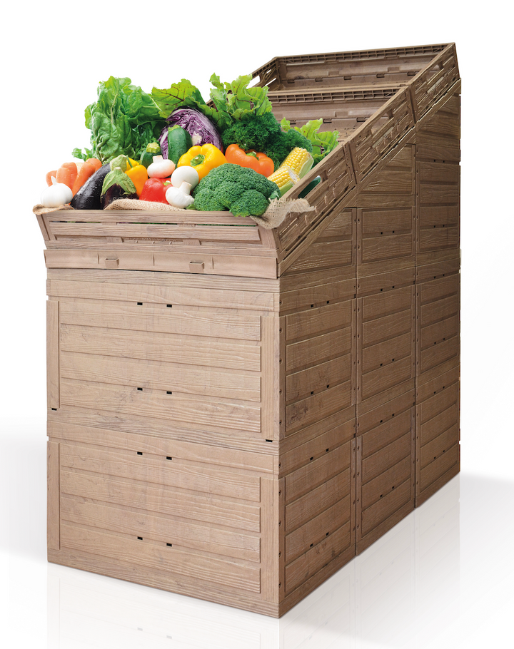 Wood look displays