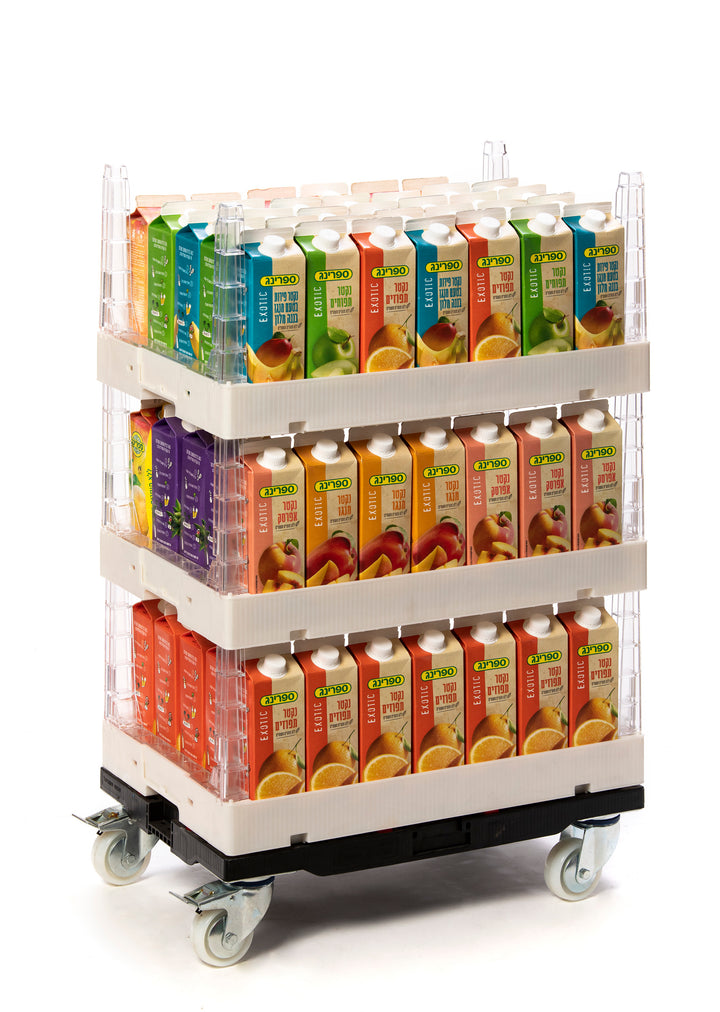 Crystal Clear 285 tray display