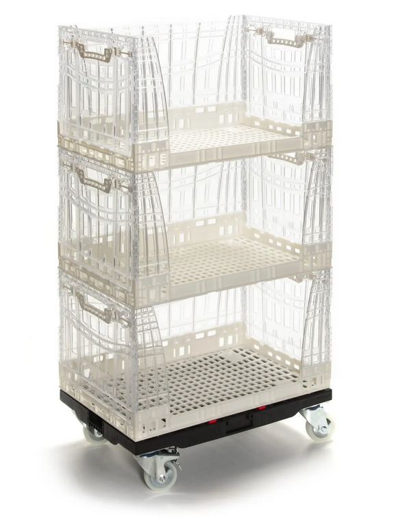 Crystal Clear crate display